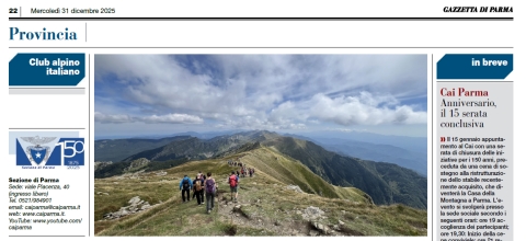 2025: UN ANNO DI CAI SULLA GAZZETTA