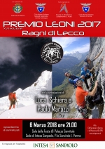 Premio luigi Leoni 2017 ai Ragni di Lecco
