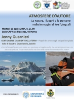 ATMOSFERE D&#039;AUTORE: IL 16 APRILE TERZO INCONTRO CON JENNY GUARNIERI: SOCOTRA, GROENLANDIA E LADAKH