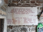 29 agosto: inaugurato il restauro della lapide a ricordo della battaglia del Lago Santo