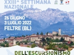 1-3 luglio 2022 - Settimana Escursionismo a Feltre