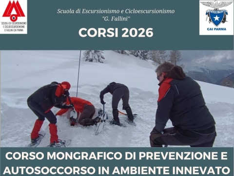 CORSO MONOGRAFICO DI PREVENZIONE E AUTOSOCCORSO IN AMBIENTE INNEVATO