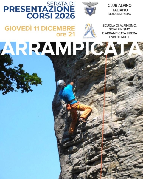 CORSO DI ARRAMPICATA LIBERA AL1 - 2026
