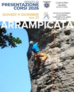 CORSO DI ARRAMPICATA LIBERA AL1 - 2026