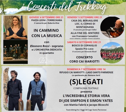 CAI Parma Festeggia 150 Anni con i Concerti de "La Via ai Monti"